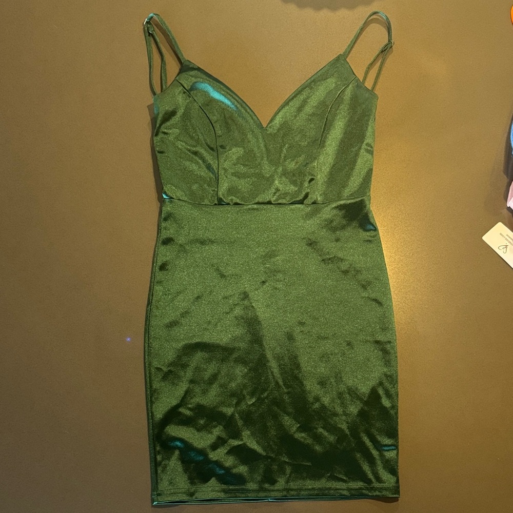 Windsor emerald green small mini dress